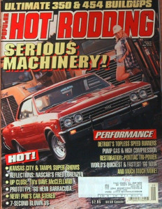 POPULAR HOT RODDING 1995 SEPT - LORENZEN, PACE MACH 1, SS396